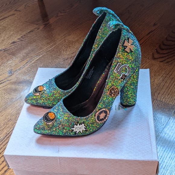 Cape Robbin Shoes - Cape Robbin Glitter Heels